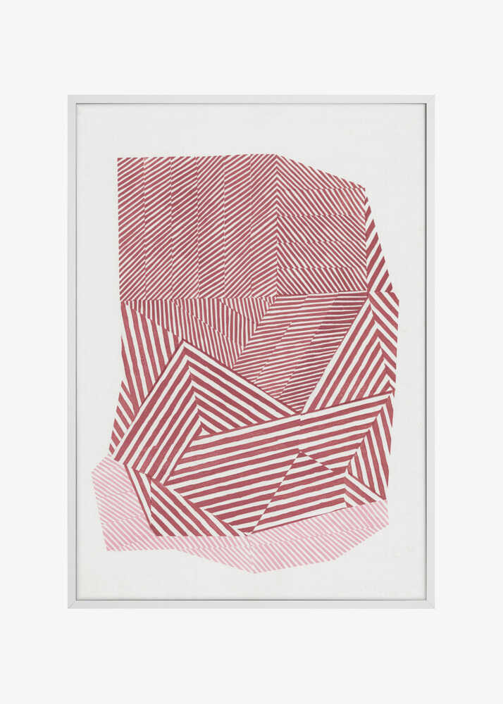 Striped geometric shape