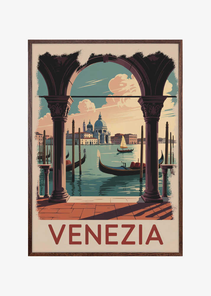 Venezia Vintage Travel Poster
