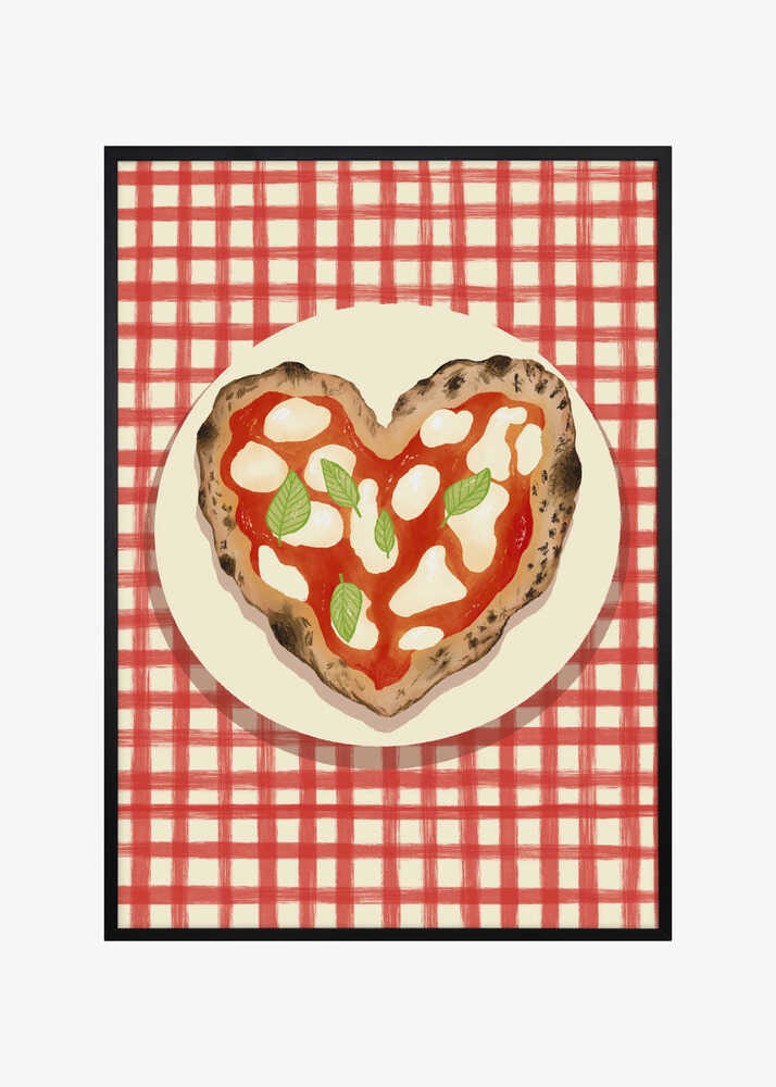 Pizza Heart checked