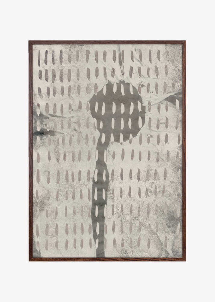 Contemporary Abstract In White and Grey