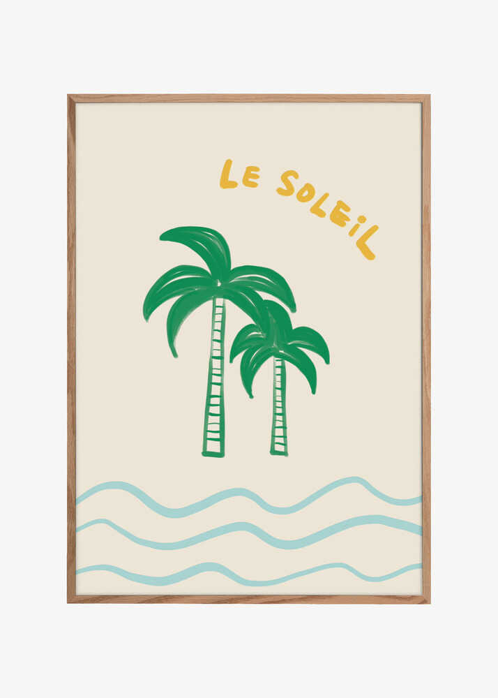 Le Soleil - French Coastal Palm Tree