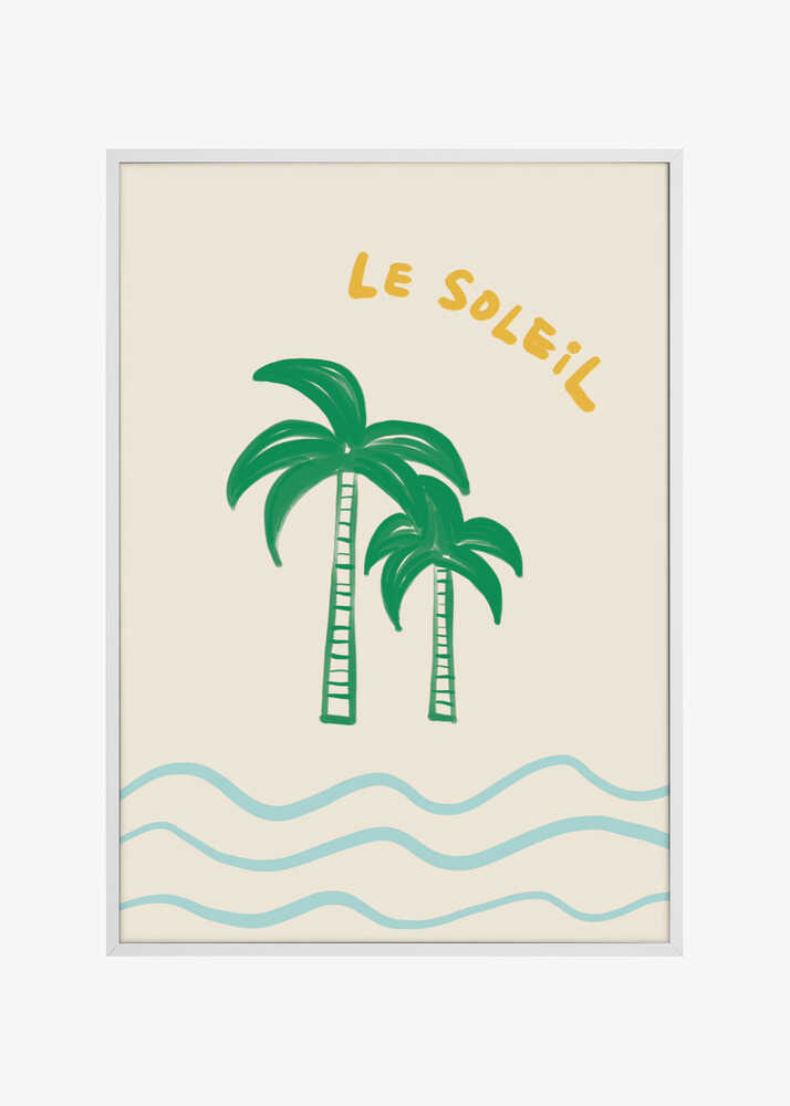 Le Soleil - French Coastal Palm Tree