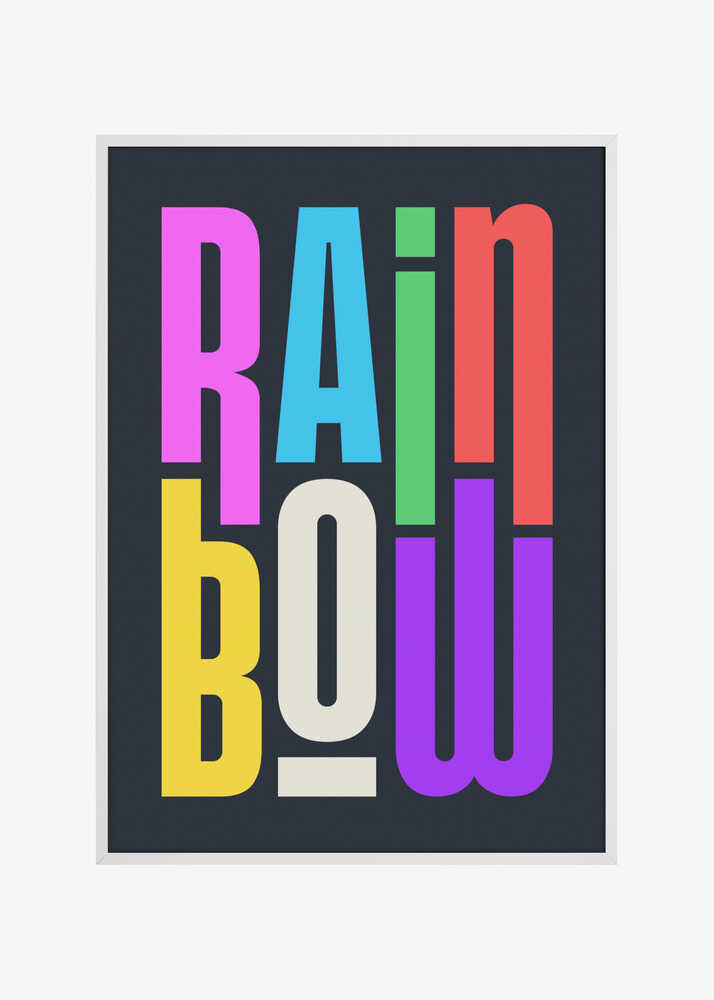 Rainbow Typography