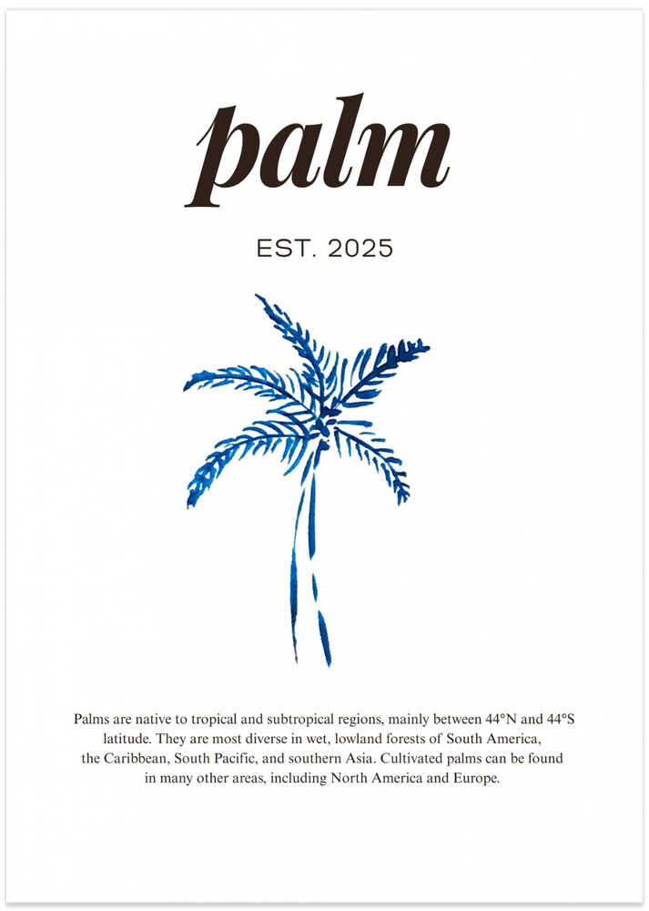 Blue Palm Serenity