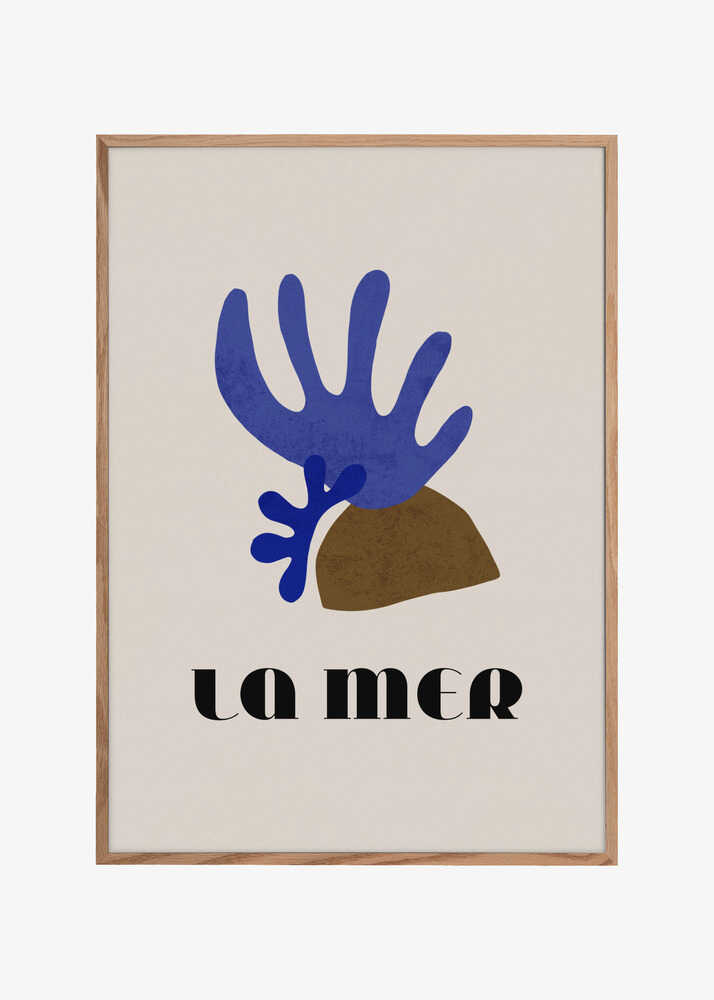 La Mer Abstract Ocean Poster No. 01