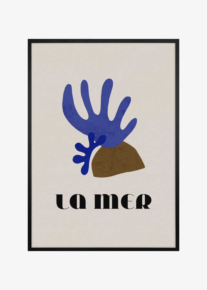 La Mer Abstract Ocean Poster No. 01