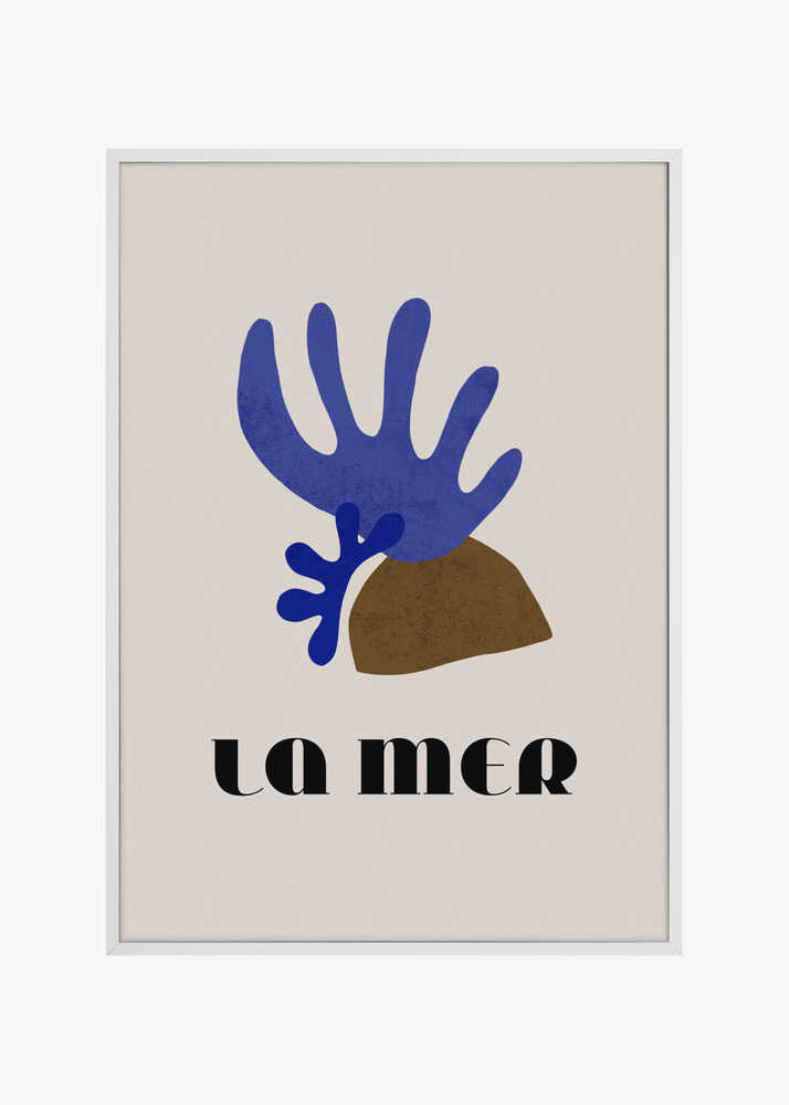 La Mer Abstract Ocean Poster No. 01