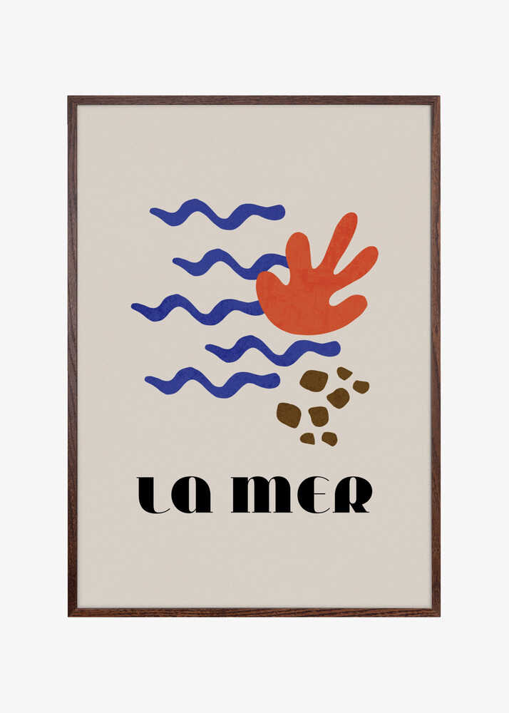 La Mer Abstract Ocean Poster No. 02