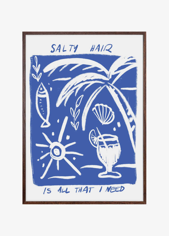 Salty Hair Poster