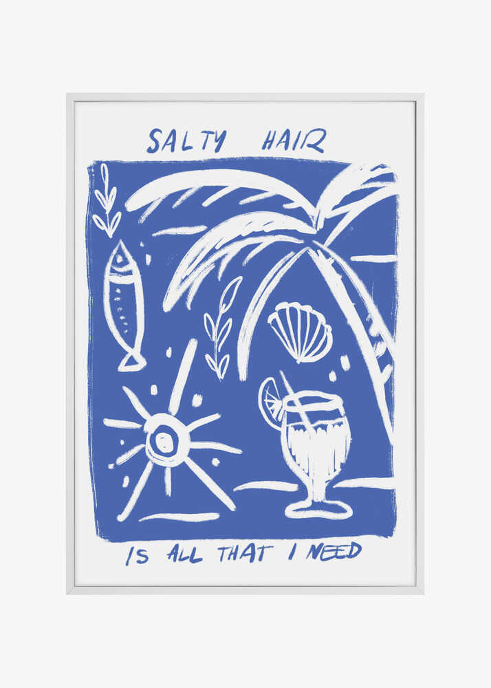 Salty Hair Poster