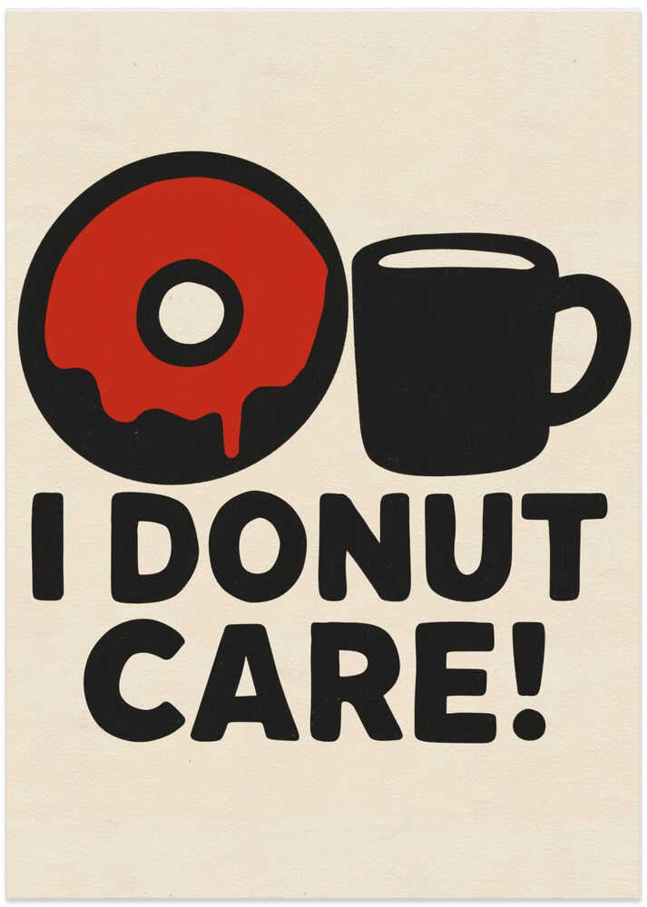 I donut care