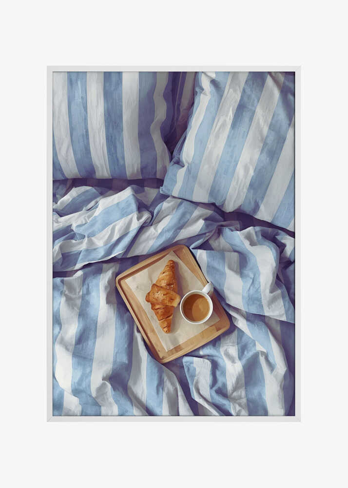 Süßer Morgen im Bett