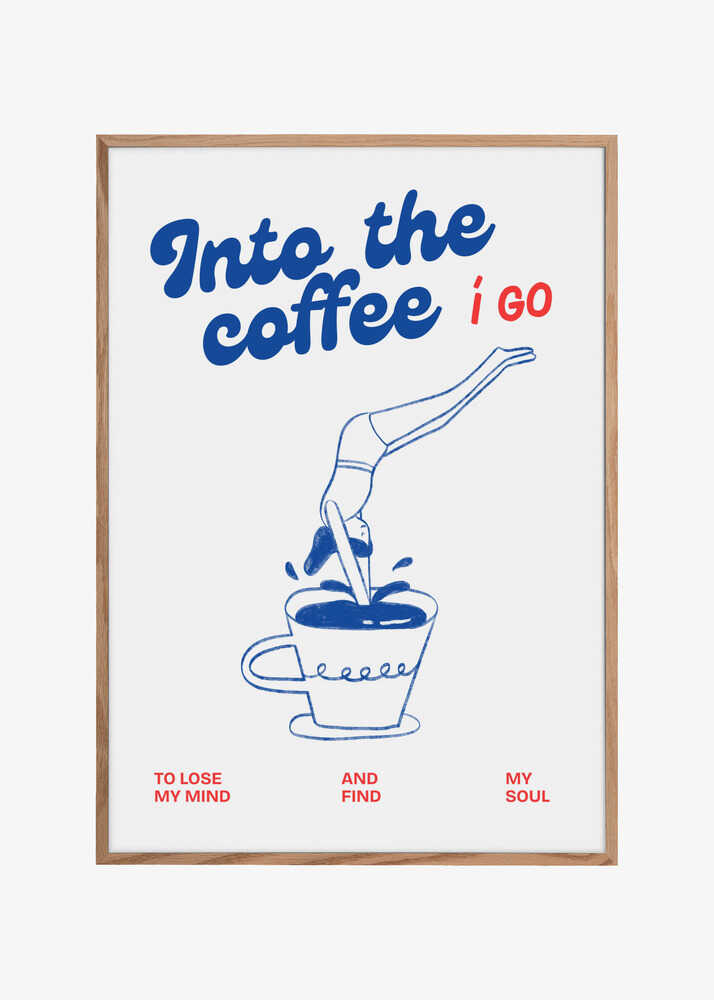 Into the coffee i go