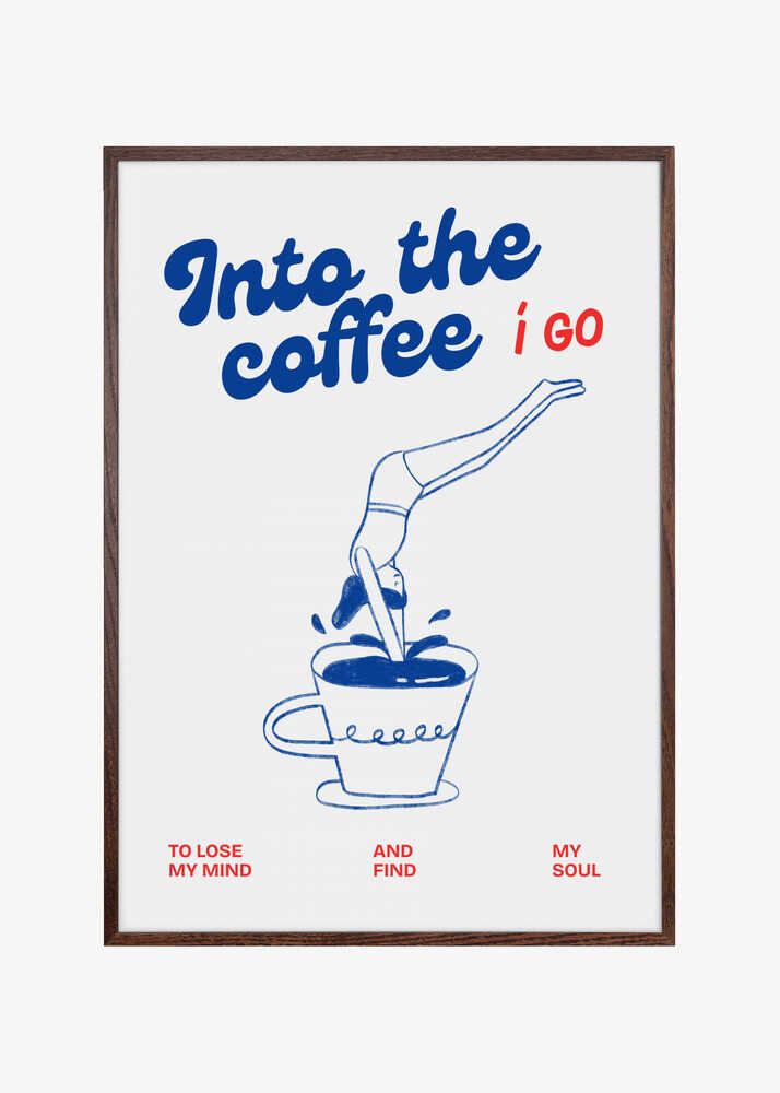 Into the coffee i go
