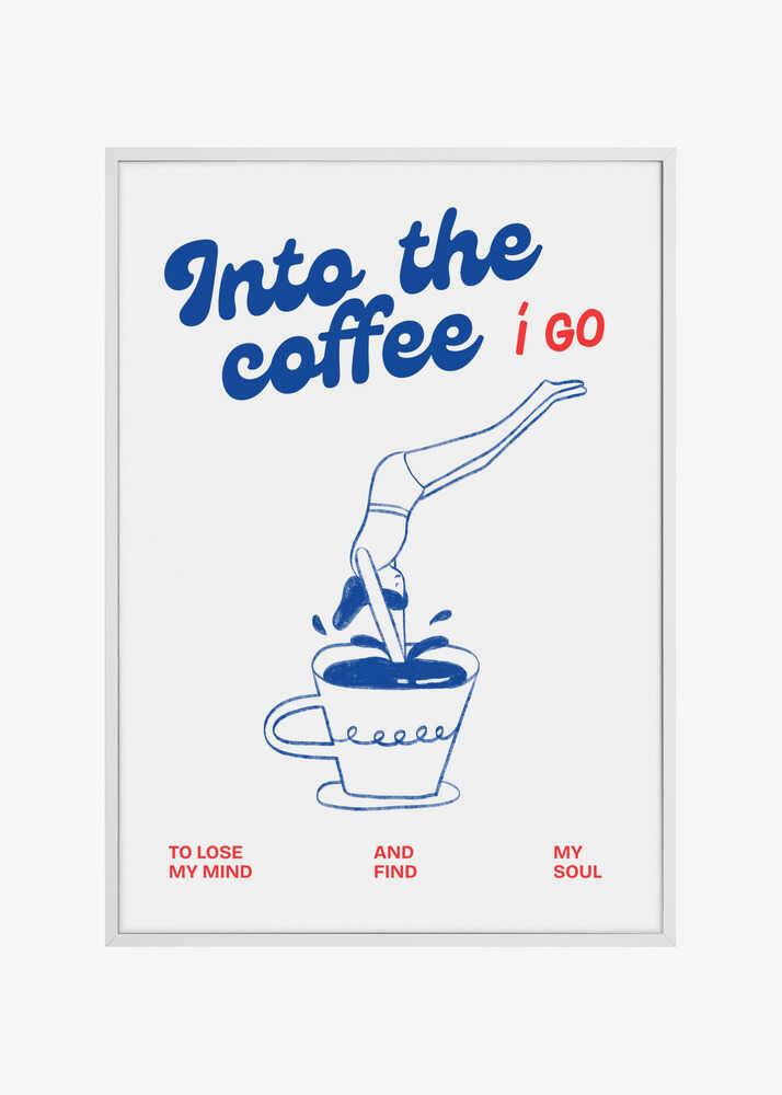 Into the coffee i go