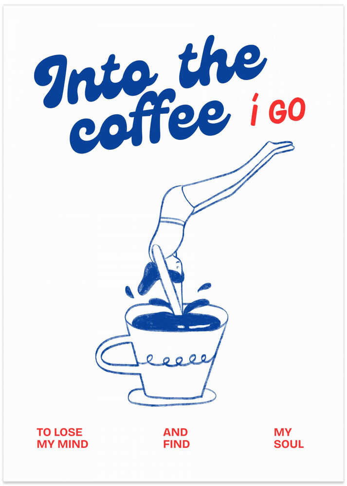 Into the coffee i go