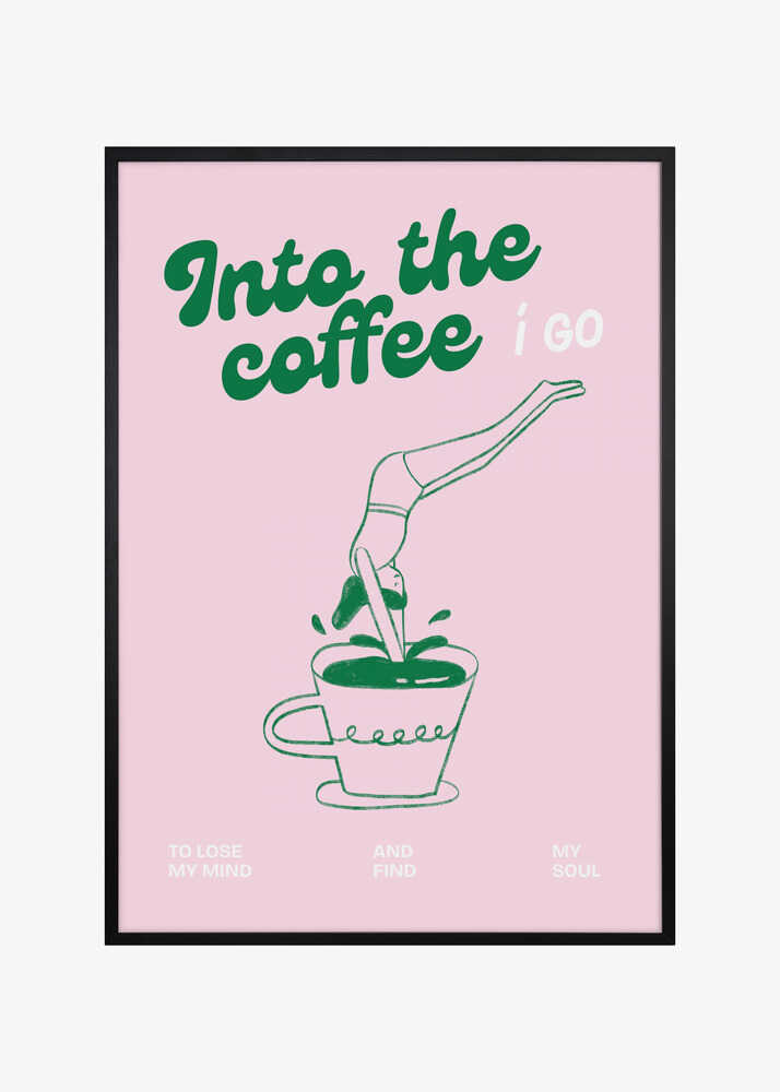 Into the coffee i go...