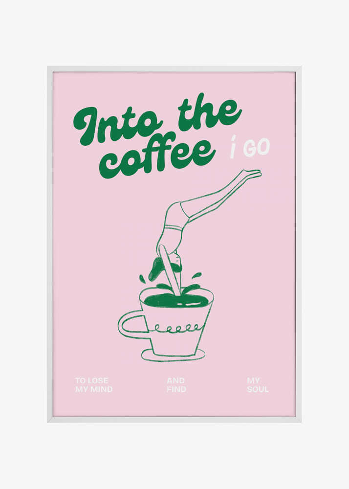 Into the coffee i go...