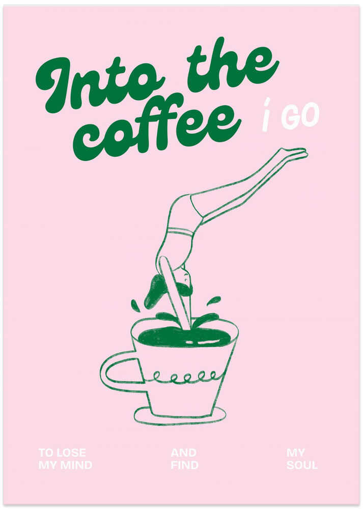 Into the coffee i go...