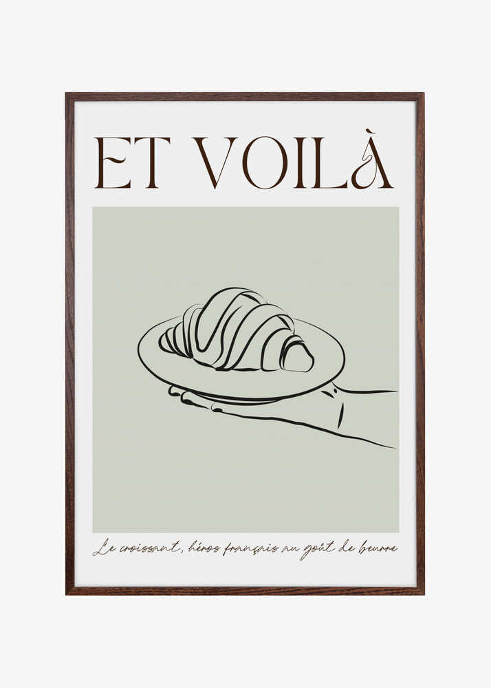 Et voilá - le croissant