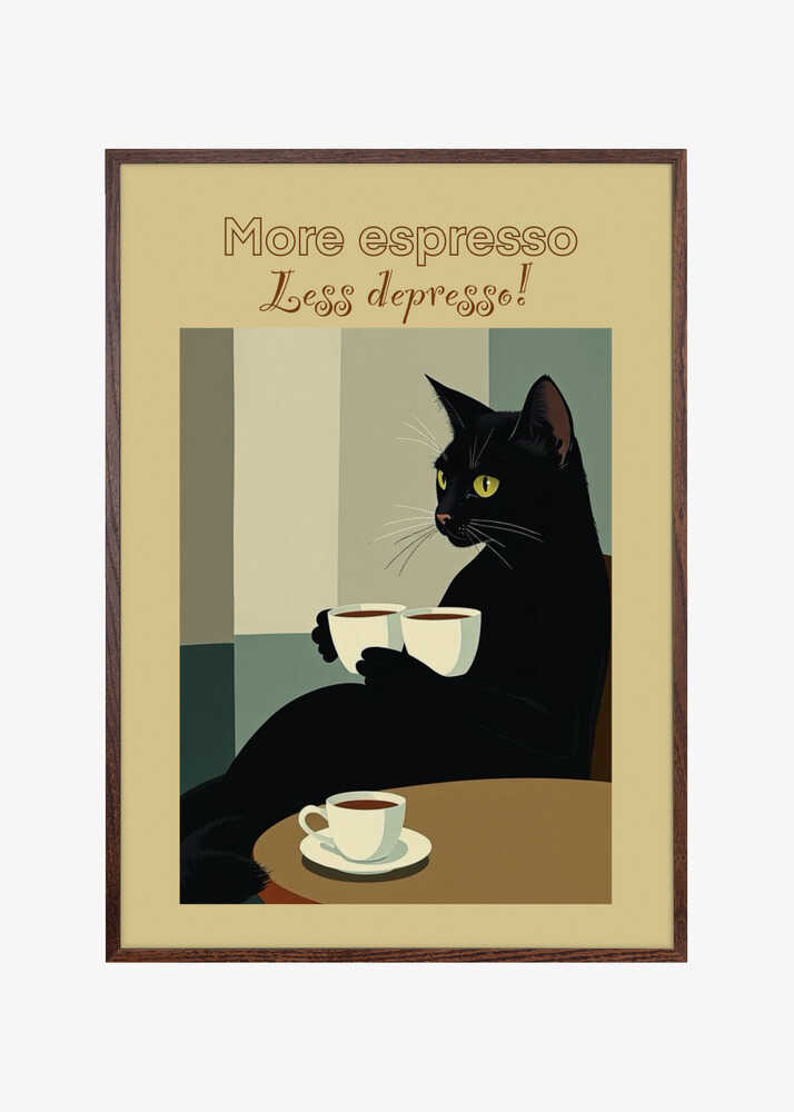 More espresso, less depresso