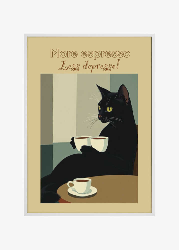 More espresso, less depresso