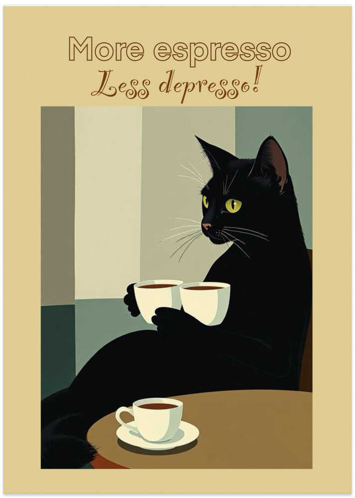 More espresso, less depresso