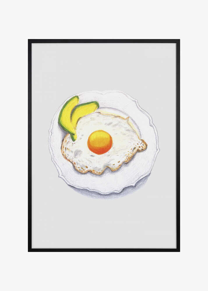 Huevo Frito Con Aguacate