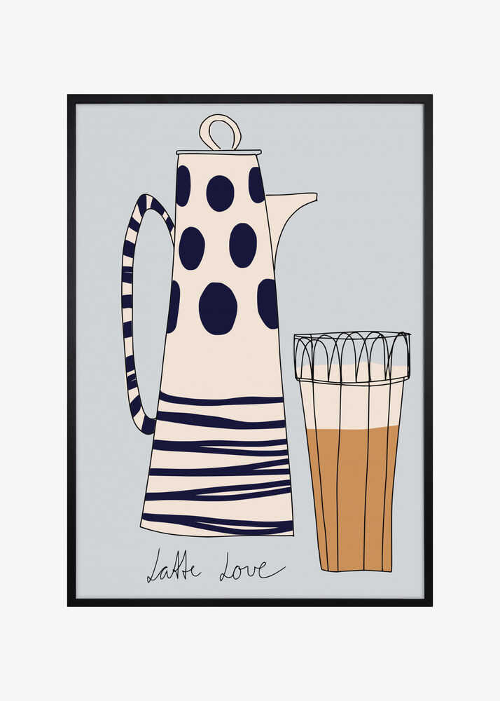 coffee pot Latte Love