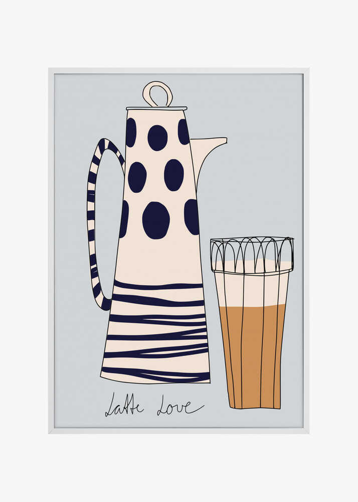 coffee pot Latte Love