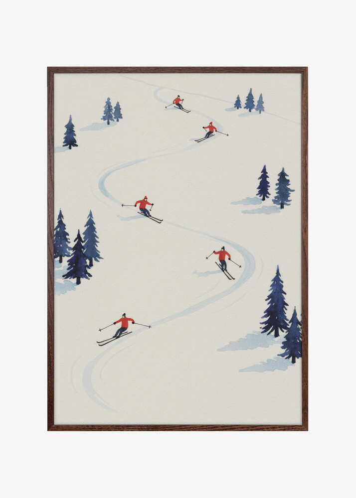 Five Skiers