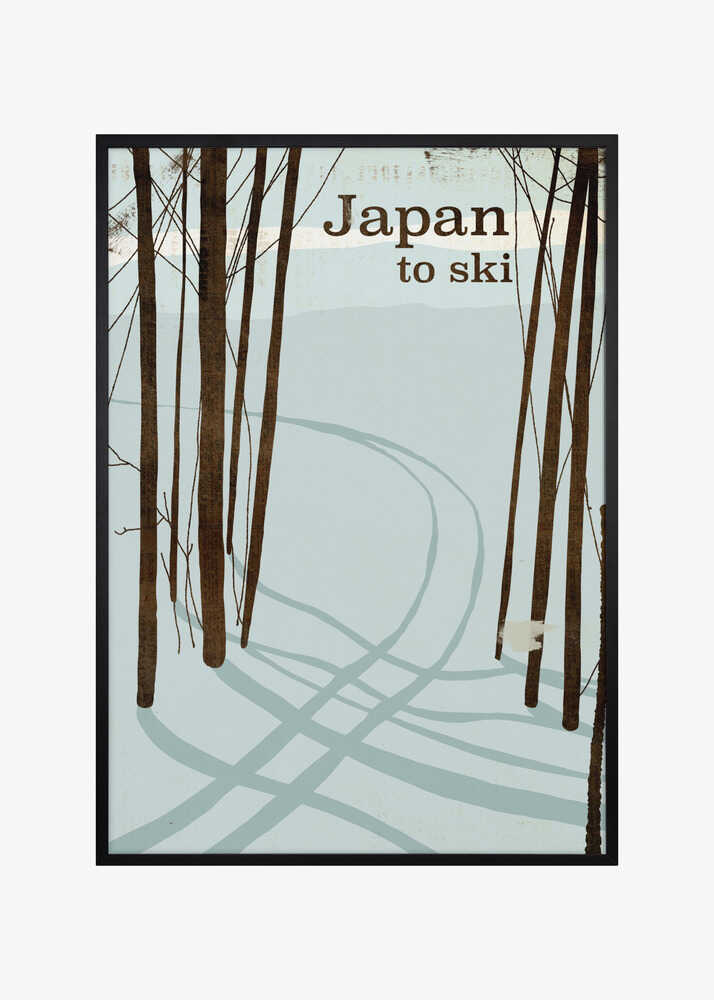 Japan Ski Poster