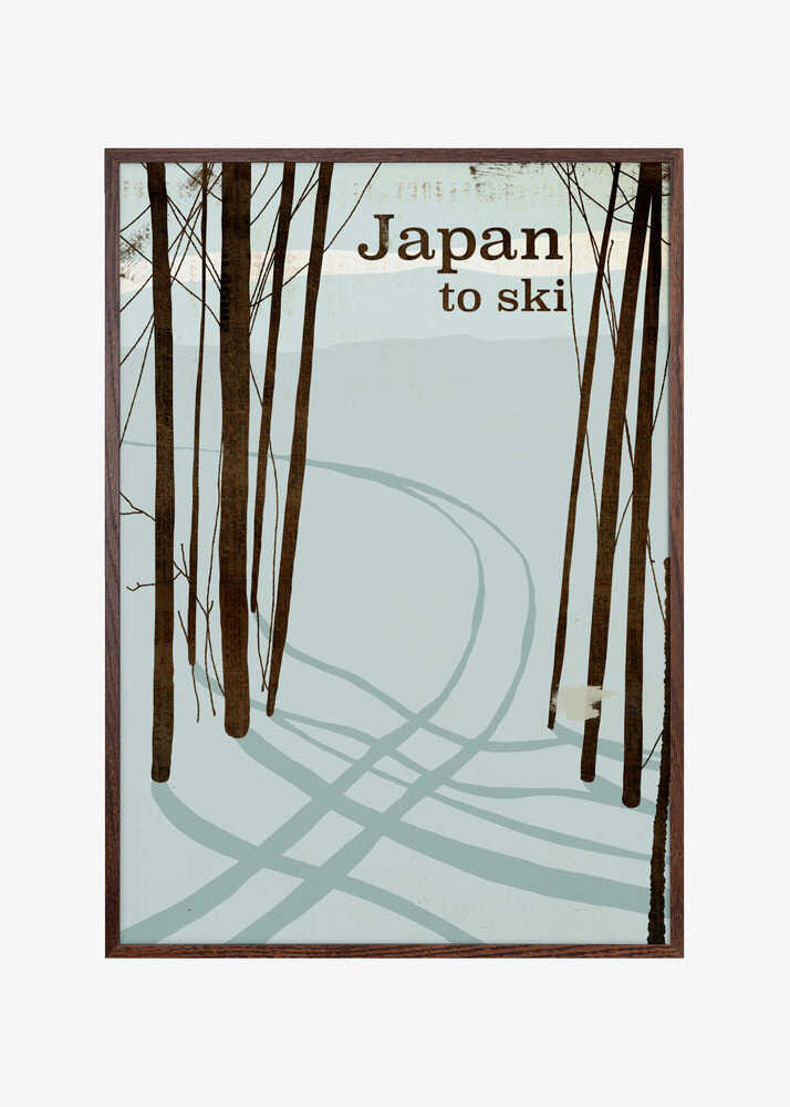 Japan Ski Poster
