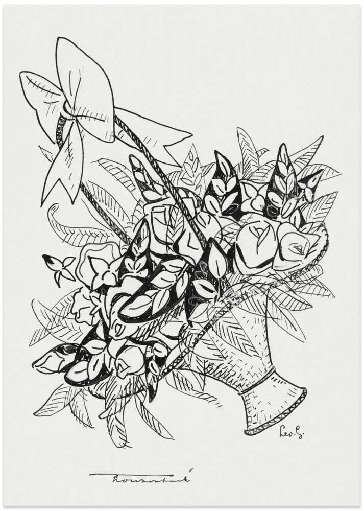 Basket With Flowers (ca. 1891–1941)