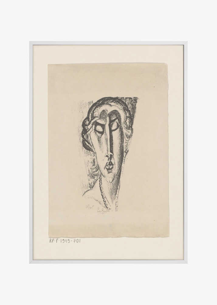 Portret Van Een Onbekende Vrouw