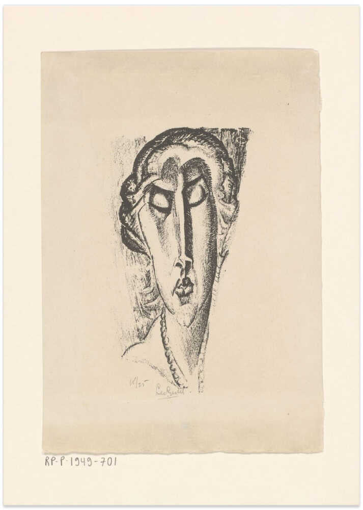 Portret Van Een Onbekende Vrouw