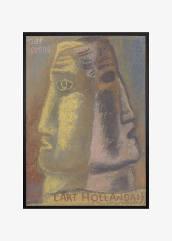 Omslag Ontwerp Voor Paul Fierens, Lart Hollandais Contemporain 1933