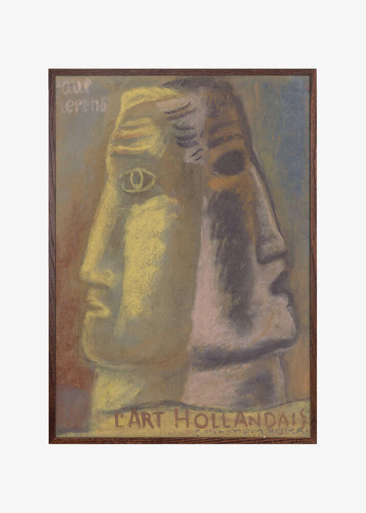 Omslag Ontwerp Voor Paul Fierens, Lart Hollandais Contemporain 1933