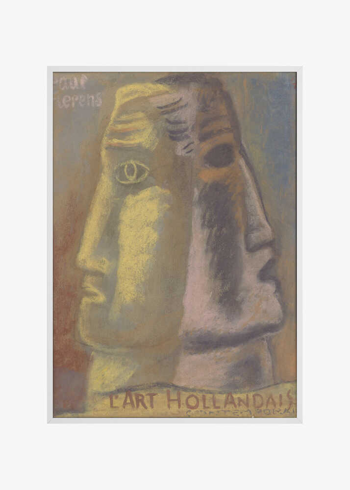 Omslag Ontwerp Voor Paul Fierens, Lart Hollandais Contemporain 1933