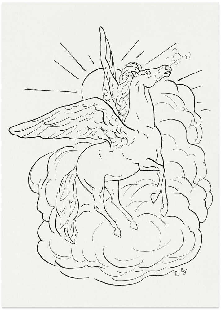 Pegasus Flies In Front of a Cloud (1891–1941)