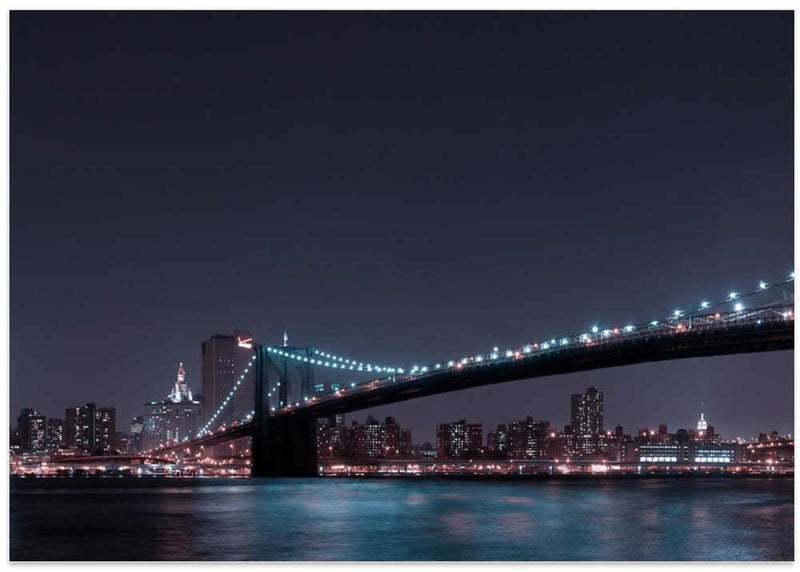 Manhattan Skyline and Brooklyn Bridge