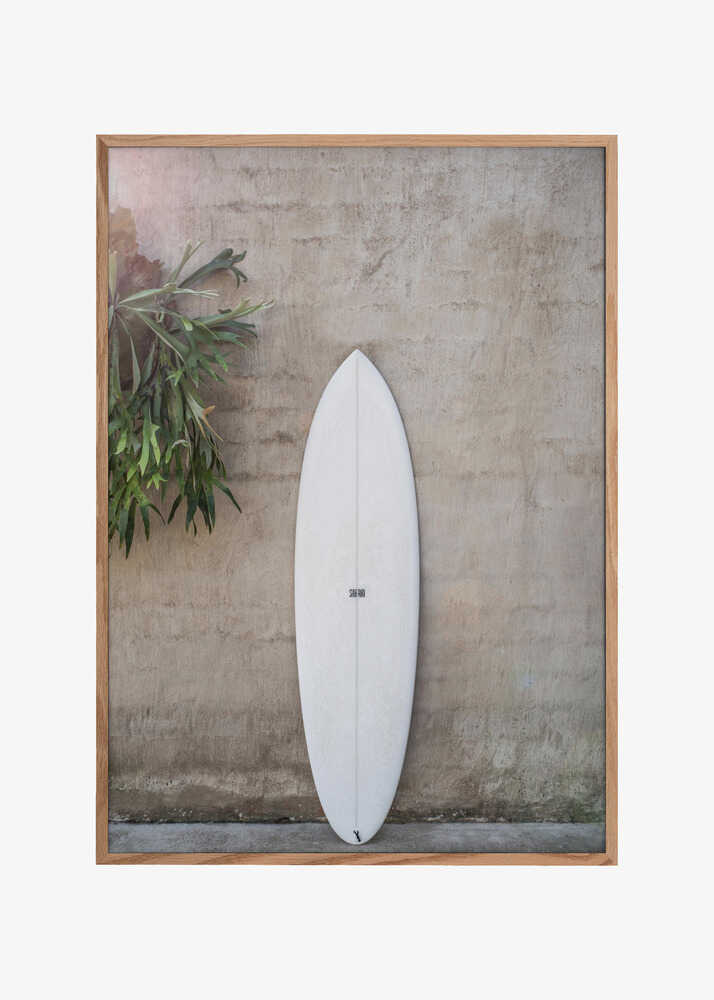 White Surfboard