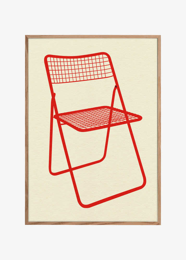 Ted Net Chair Red