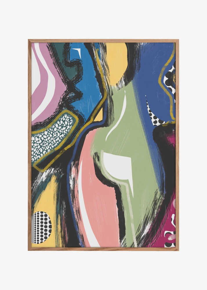 Colorful Abstract Bum