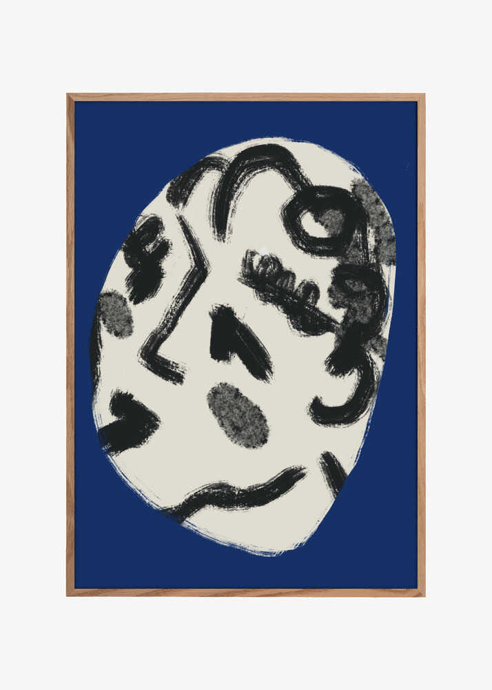 Lady Portrait In Blue