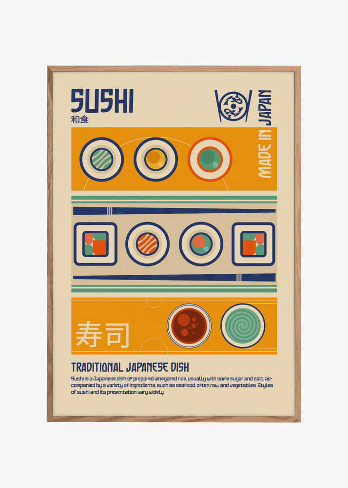 Sushi Japanese Food Print