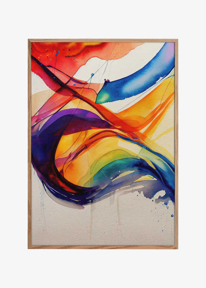 Nature Inspired Abstract Watercolor  (Day 11)