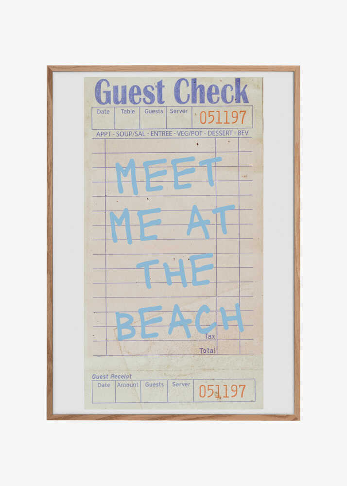 Meet Me At the Beach   Blue