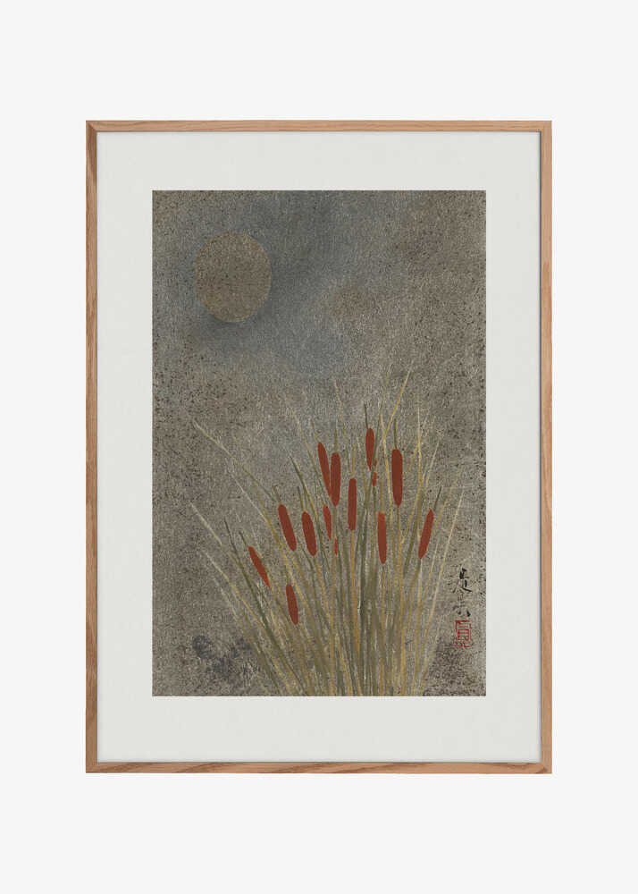 Japanese Grass Field At Night (1807–1891)