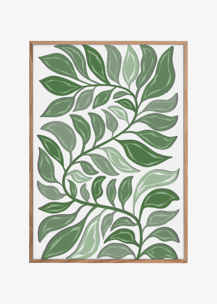 Green Leaves Pattern